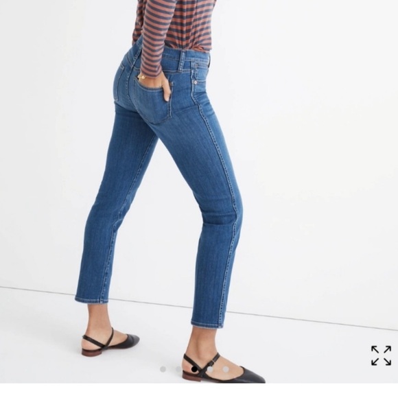 Madewell Mid-Rise Stovepipe Jeans Leaside Wash - Picture 2 of 7